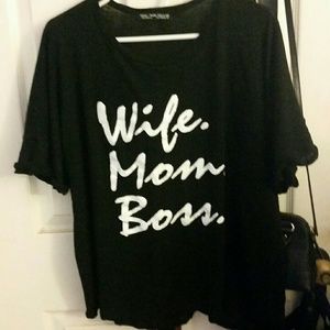 Wife Mom Boss Tee